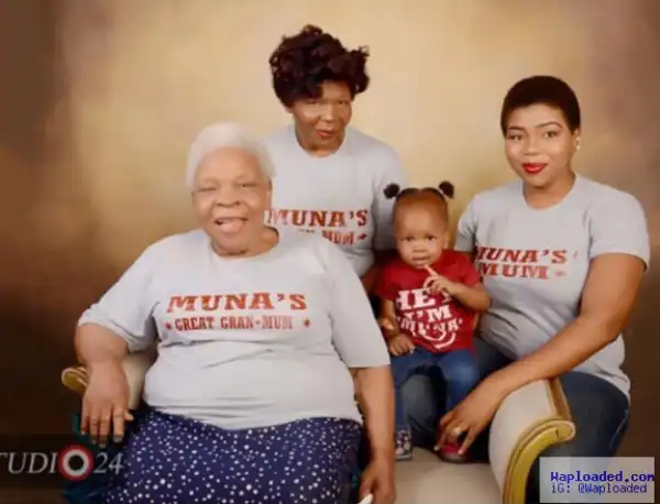 Lovely photo of four generation of women